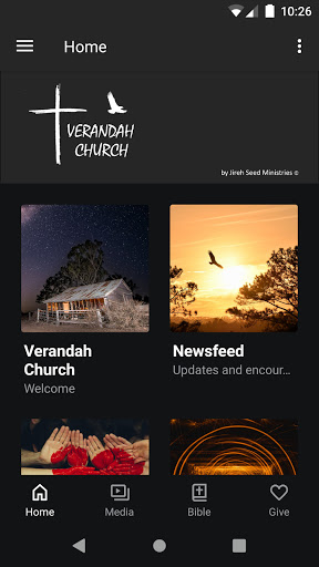 Android application Verandah Church screenshort