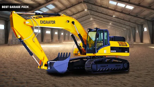 Excavator Simulator Games JCB