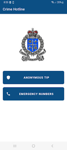Android application RSLPF Crime Hotline screenshort