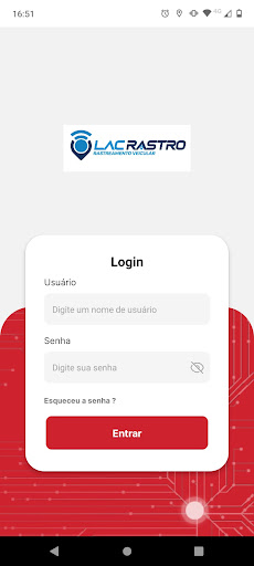 Android application LAC Rastro screenshort