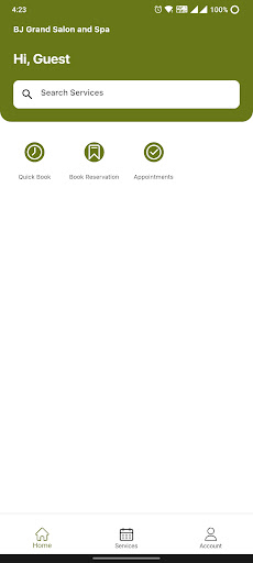Android application BJ Grand Salon screenshort