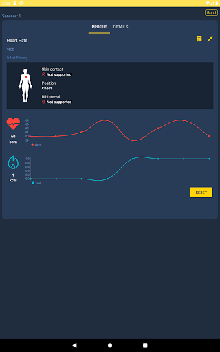 Screenshot of ST BLE Toolbox
