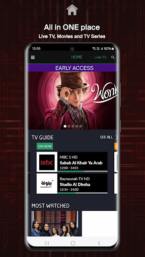 Android application eLifeON screenshort