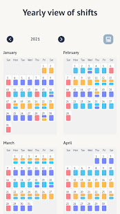 Shift Work Calendar – Planner & Scheduler