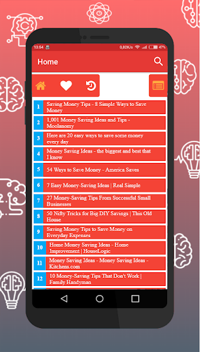 Money Saving Ideas & Tips Screen 2