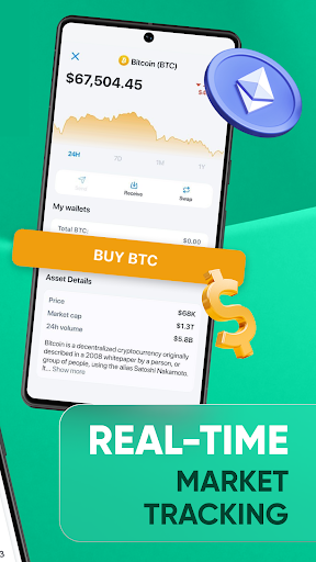 Bitcoin & Crypto DeFi Wallet Screen 2