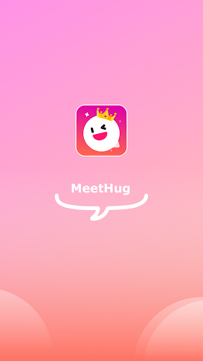 Android application MeetHug - Live Friends Chat screenshort