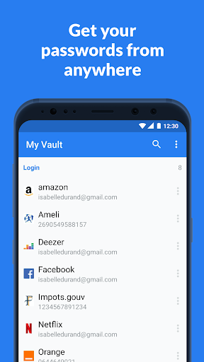 Android application Cozy Pass screenshort