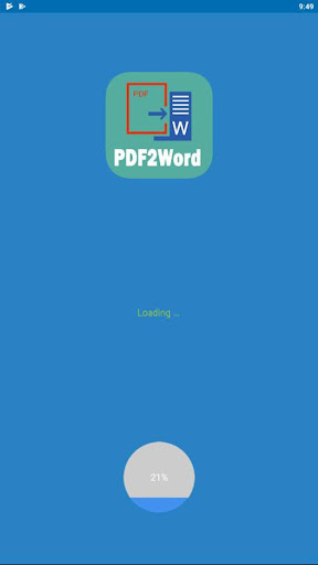Android application PDF to Word Editable With OCR screenshort