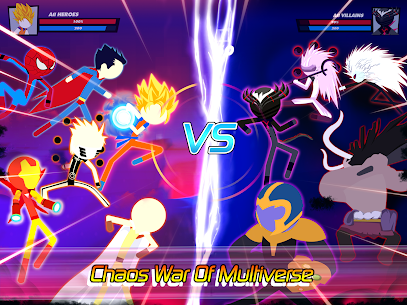 Super Stick Fight All-Star Hero: Chaos War Battle Apk Mod for Android [Unlimited Coins/Gems] 9