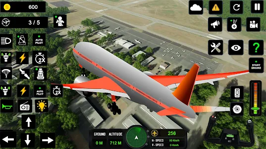 비행기 모의 실험 장치: 비행 게임