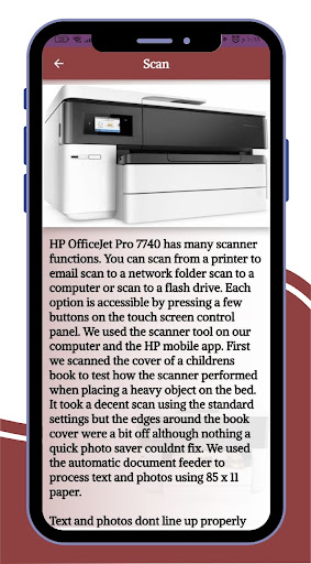 hp officejet  7740 Guide Screen 3