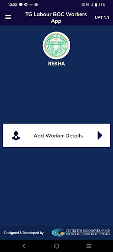 TG Labour BOC Workers App Screen 3
