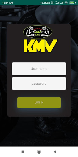 KMV Gym & Fitness Screen 2