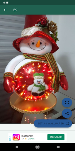 Android application Manualidades navideñas screenshort