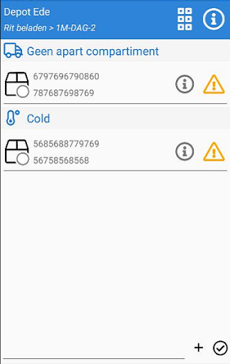 Android application DireXtion Dispatch screenshort