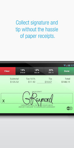 Credit Card Terminal Screen 2