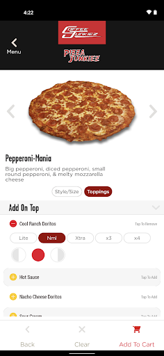 Screenshot of Coffee Junkiez Pizza Junkiez