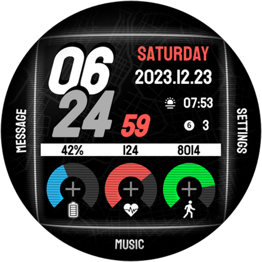 Sport - Digital Watch Face NY logo