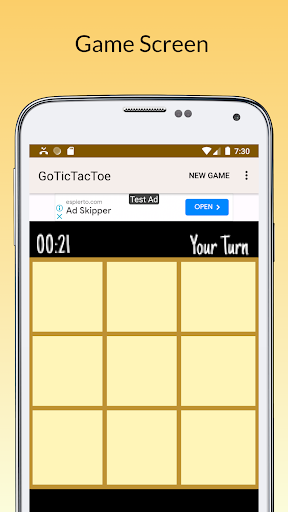 Android application GoTicTacToe screenshort
