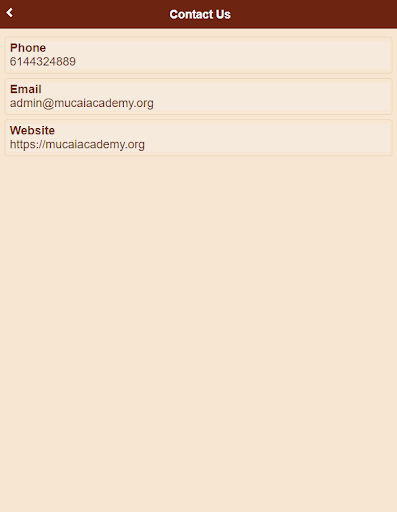 MUCAI Academy Screen 2