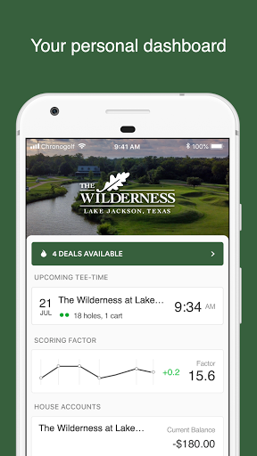 Android application The Wilderness at Lake Jackson screenshort