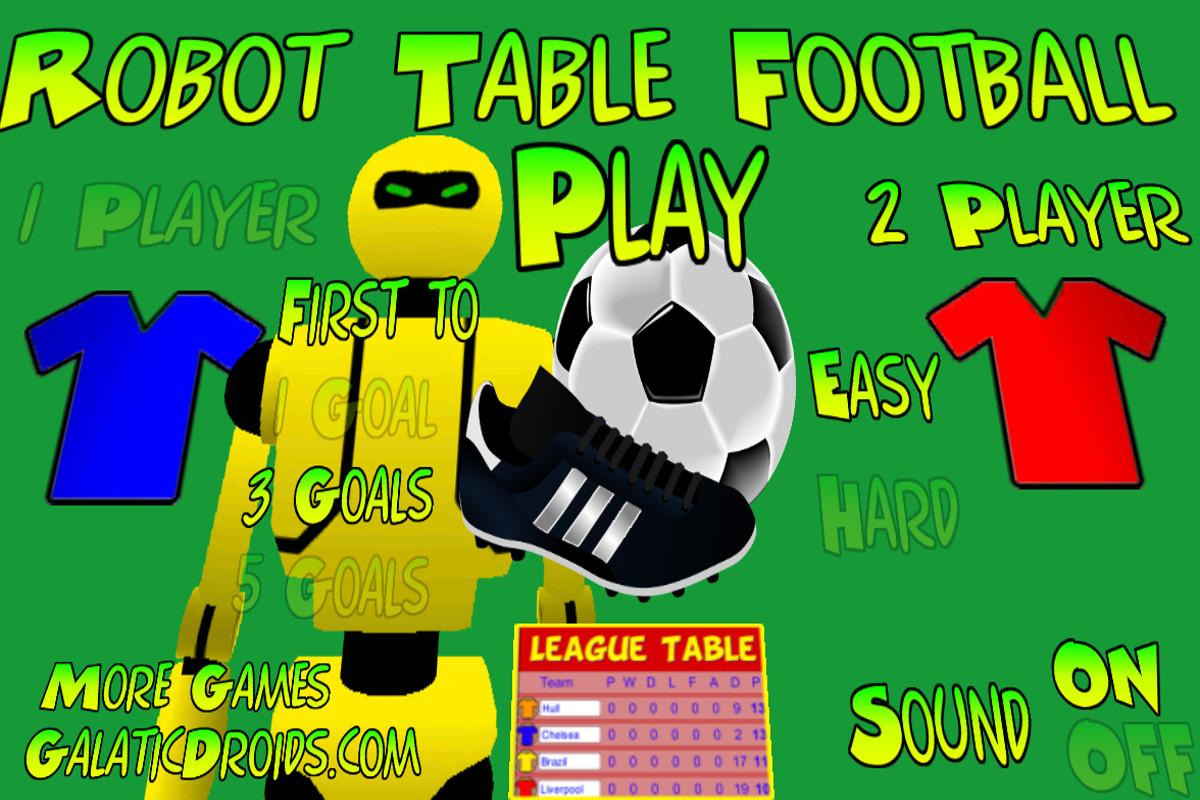 Android application Robot Table Football screenshort