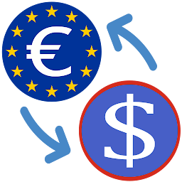 Значок приложения "Euro to US Dollar Converter"