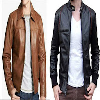 Model of Mens Leather Jacket