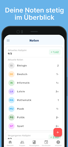 Schulplaner: Sharezone Screen 3