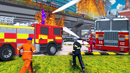 Rescue Truck Simulator Game 3D