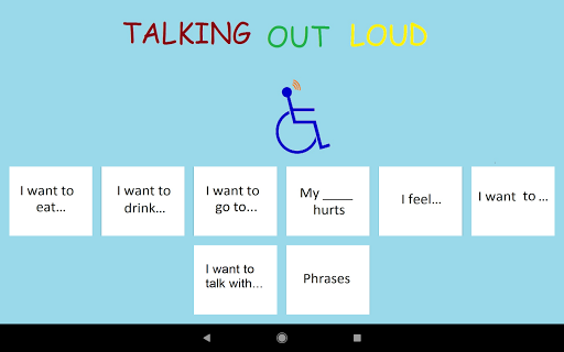 Android application Talking Out Loud for Kids screenshort
