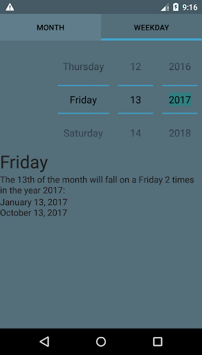 Juma Ngapi -Weekday Calculator Screen 3
