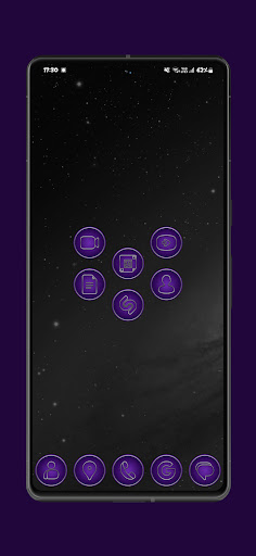 Screenshot of Purple - Silver Line Icon Pack