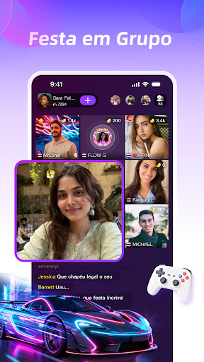 ChillChat: Chat ao Vivo & Jogo Captura de Tela do Aplicativo Android 3