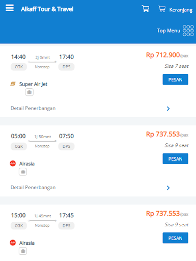 Alkaff Tour and Travel Screen 3