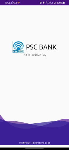 Android application PSCB Positive Pay screenshort