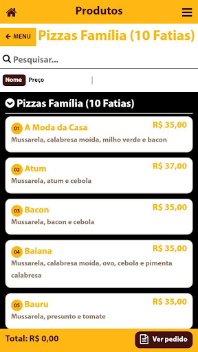 Cassiano Pizzaria Screen 2