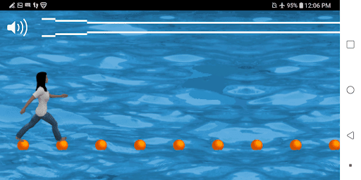 Screenshot of Magic trick: walk on water