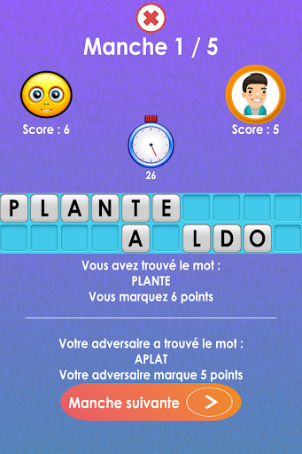 Android application Mot Le Plus Long screenshort