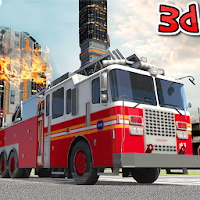 Американский пожарный грузовик-симулятор