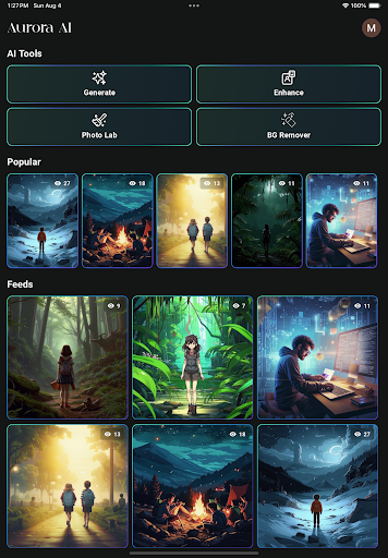 Screenshot of Aurora - Photo AI