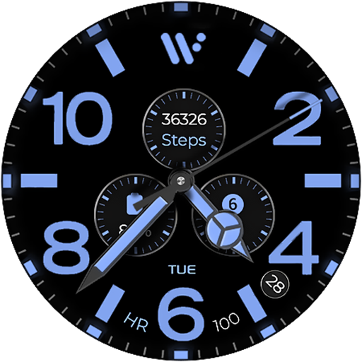 Analog Basic 28 Wear OS 4 logo