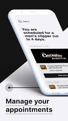 Crowns Barbers & Co. Screen 2