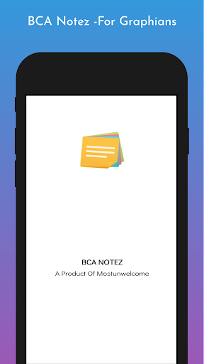 Android application Graphians Notez -BCA screenshort