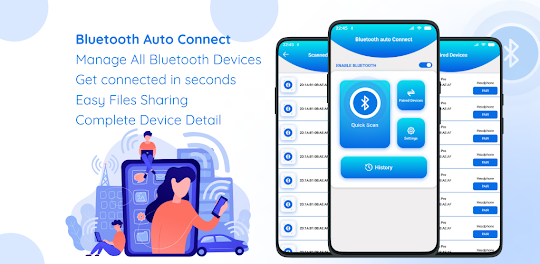 Verbinden Sie Bluetooth Auto
