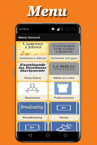 Vista previa de la aplicación