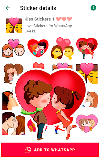 Love Emoji Stickers WASticker screenshot 18