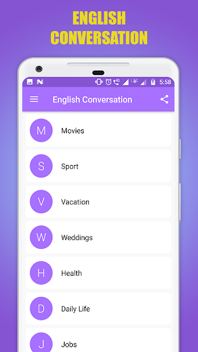 English Conversation Screen 3