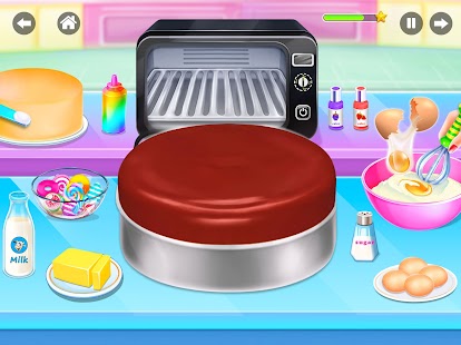Sweet Bakery - Girls Cake Game Screenshot